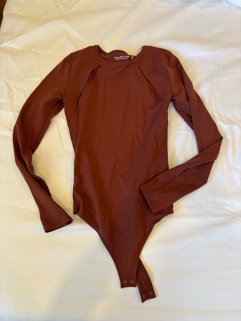 Abercrombie & Fitch Long Sleeve One-Piece Bodysuit